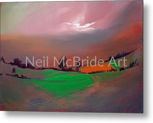 Tropical Undertones Metal Print 14.000’’ x 9.500’’ Metal Print