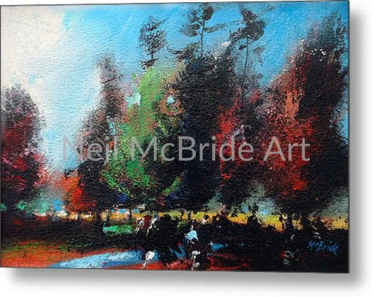 Walk In The Park Metal Print 14.000’’ x 9.375’’ Metal Print