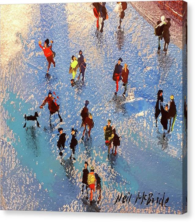 Beach Reflections - Canvas Print