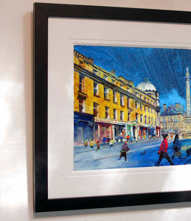 Grey Street, Newcastle Upon Tyne - Original art for sale - Neil McBride Art