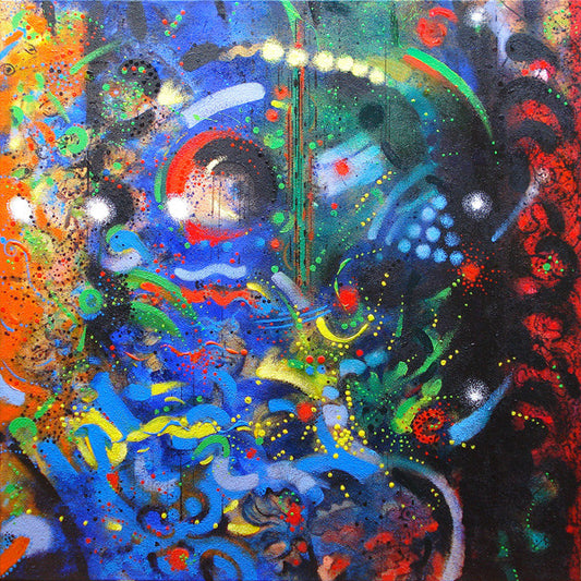 Eve is a large original abstract art piece on canvas for sale direct from the artist Neil McBride.