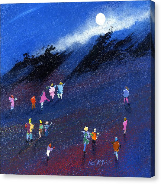 Moonbeam art on canvas © Neil McBride 2019